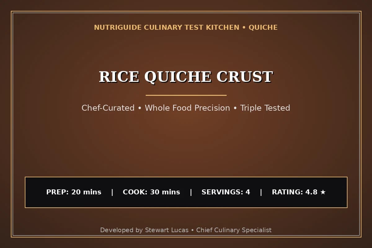 Rice Quiche Crust