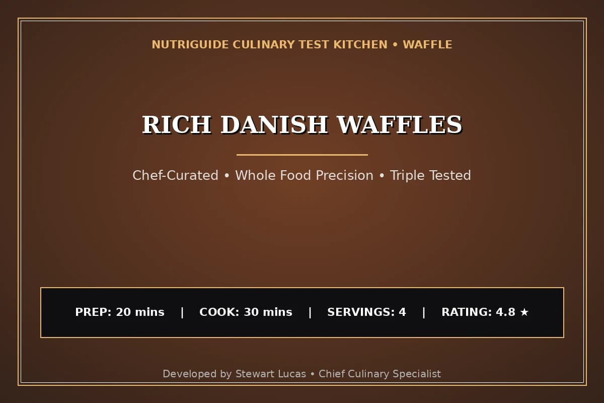 Rich Danish Waffles