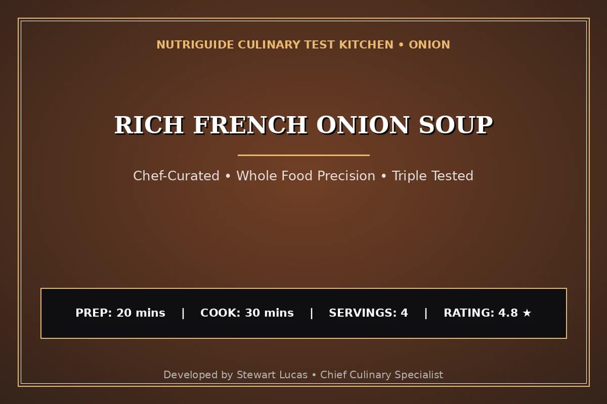 Rich French Onion Soup
