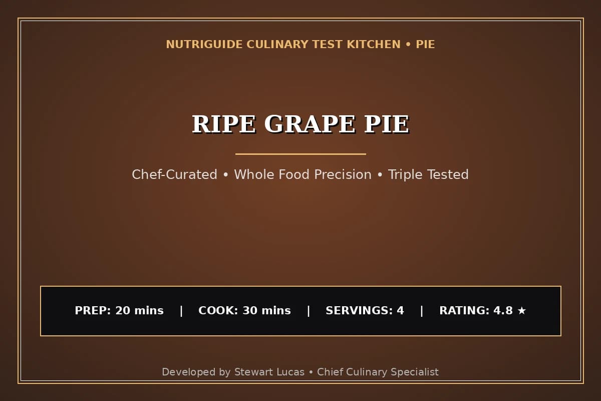 Ripe Grape Pie