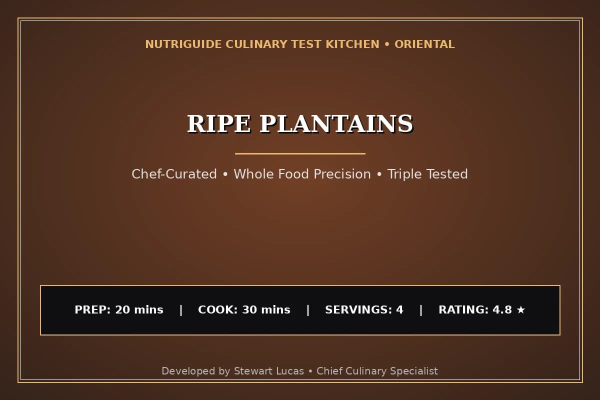 Ripe Plantains