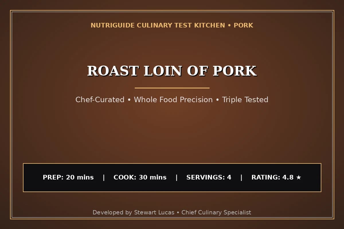 Roast Loin Of Pork