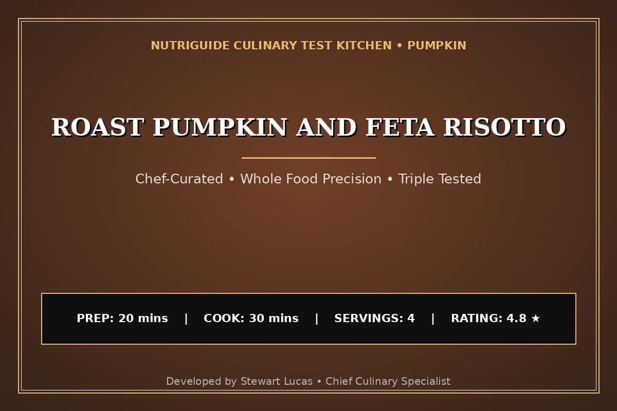 Roast Pumpkin And Feta Risotto