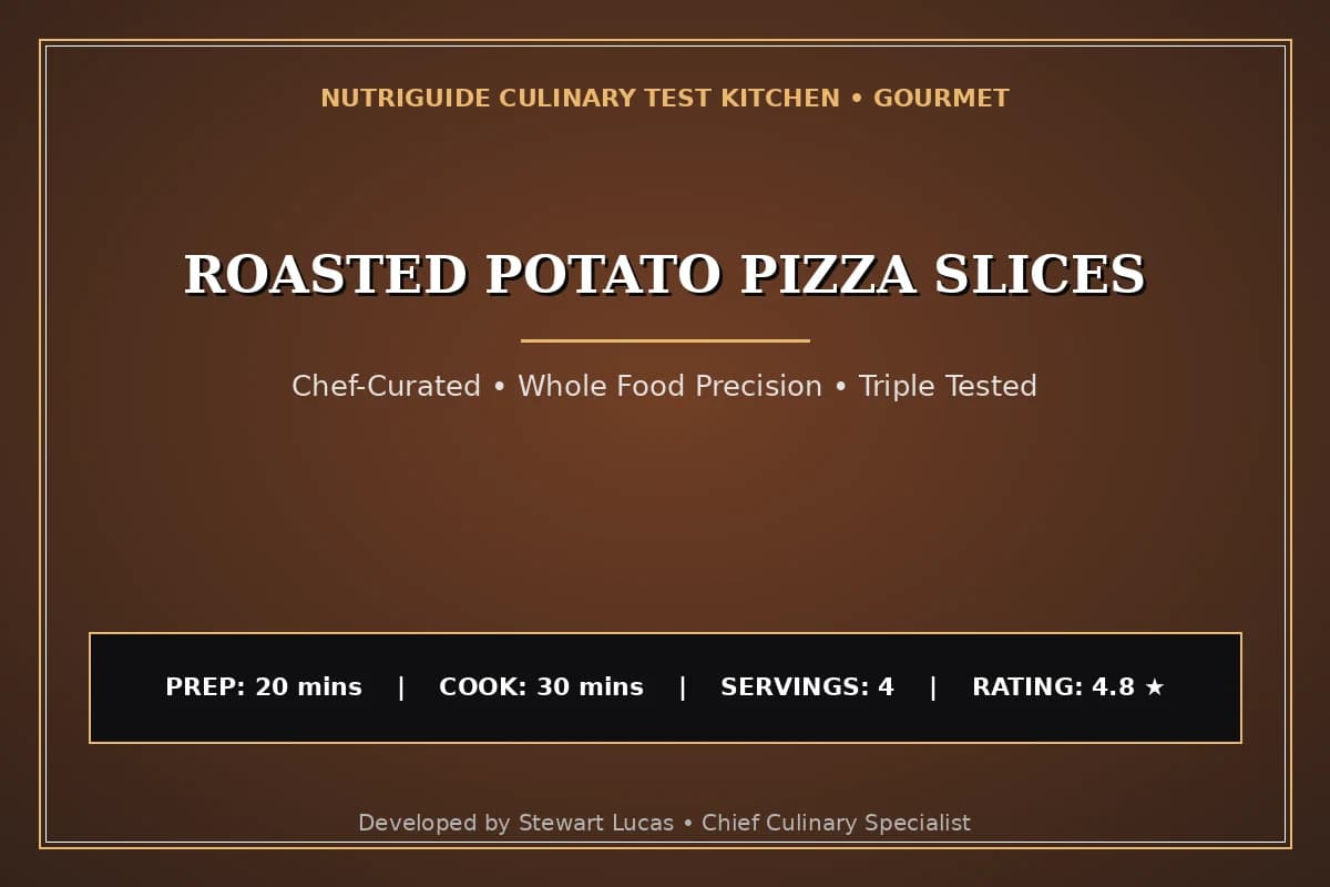 Roasted Potato Pizza Slices