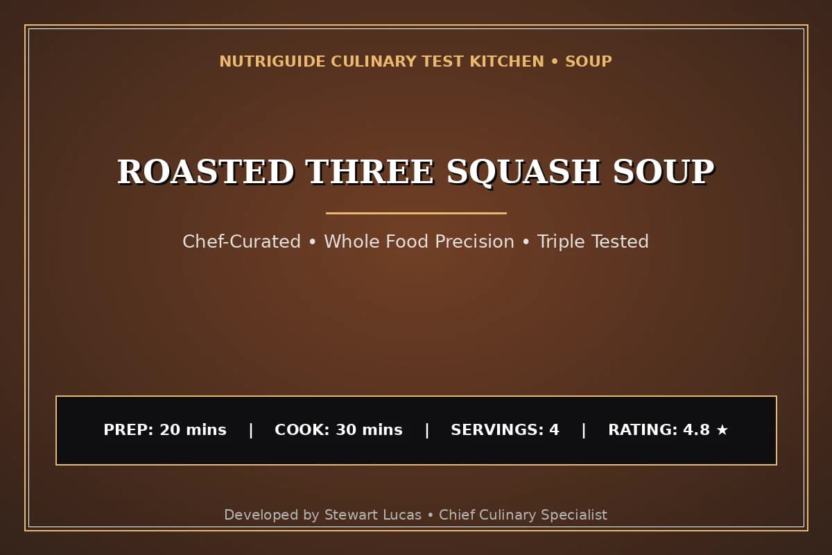 Roasted Three Squash Soup