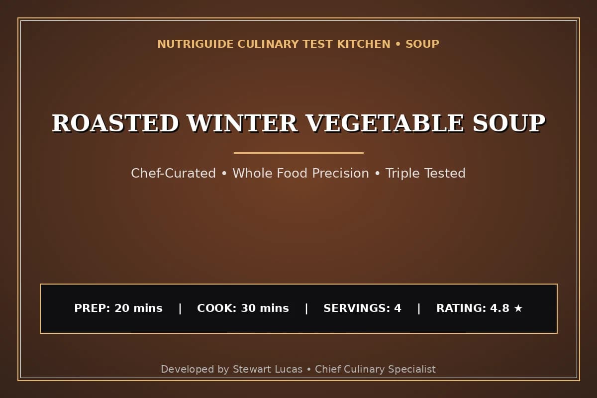 Roasted Winter Vegetable Soup