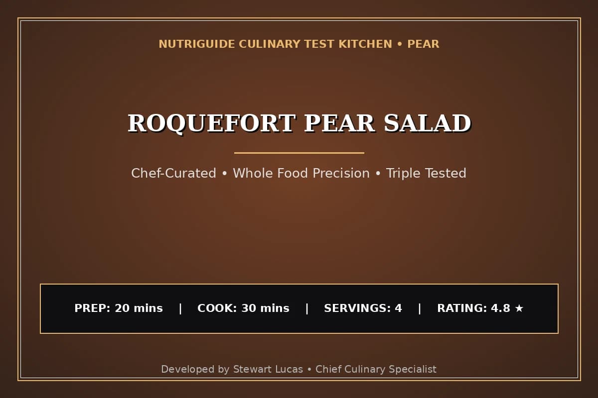 Roquefort Pear Salad