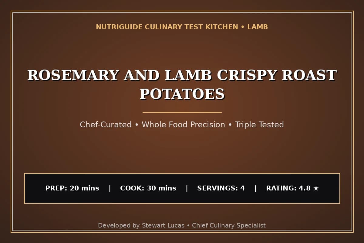Rosemary And Lamb Crispy Roast Potatoes