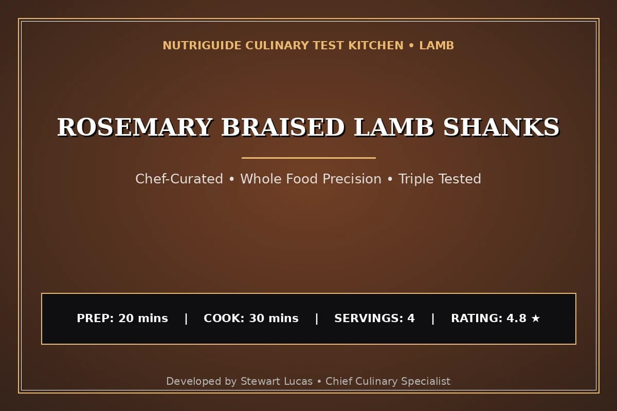 Rosemary Braised Lamb Shanks