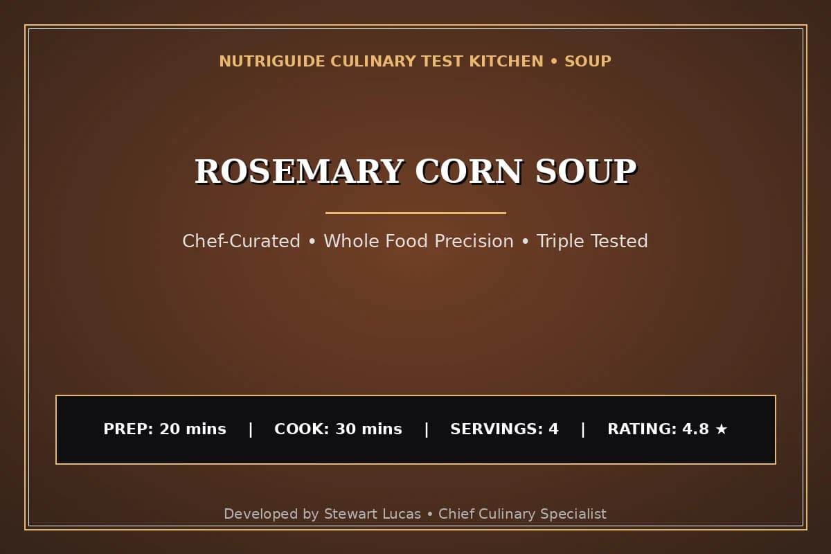 Rosemary Corn Soup