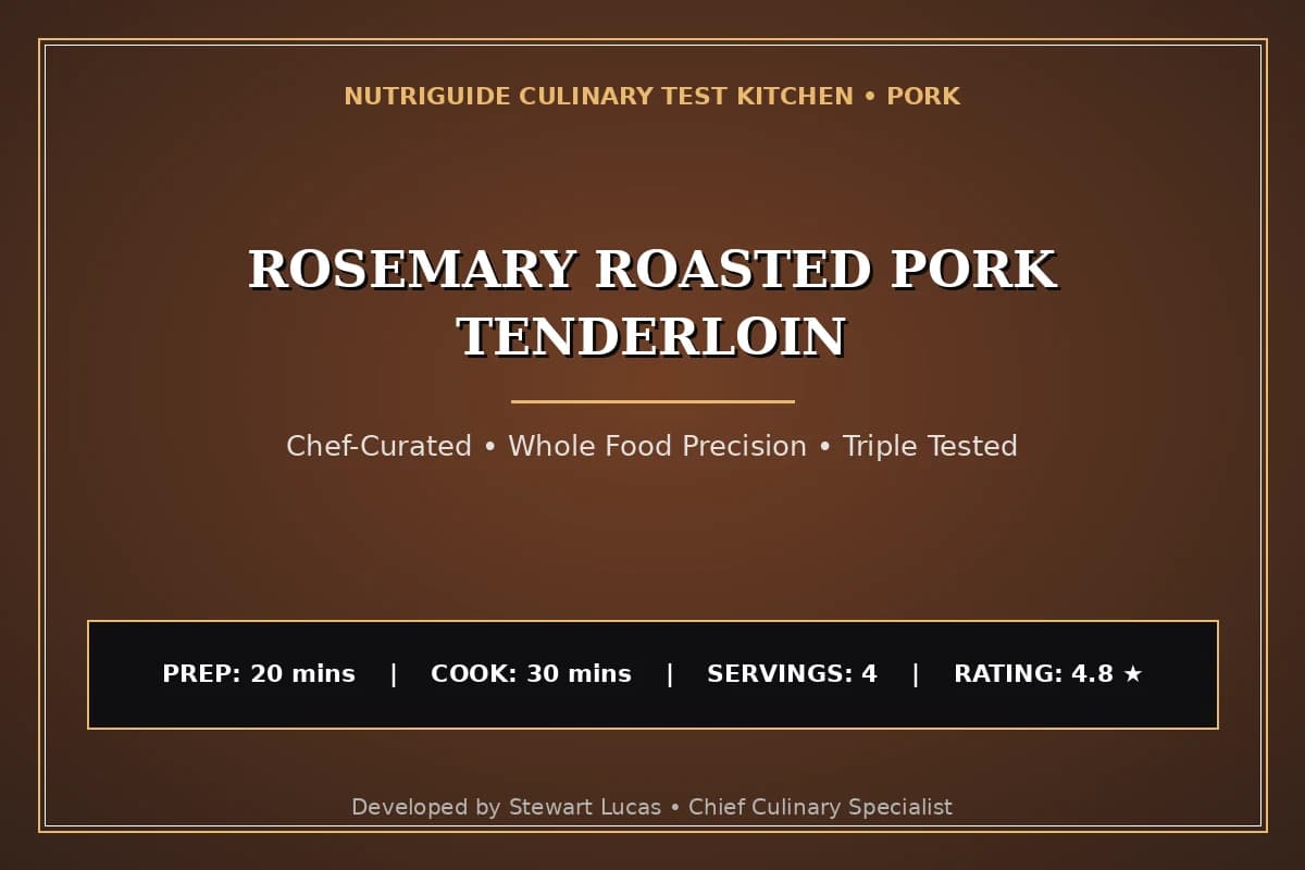 Rosemary Roasted Pork Tenderloin