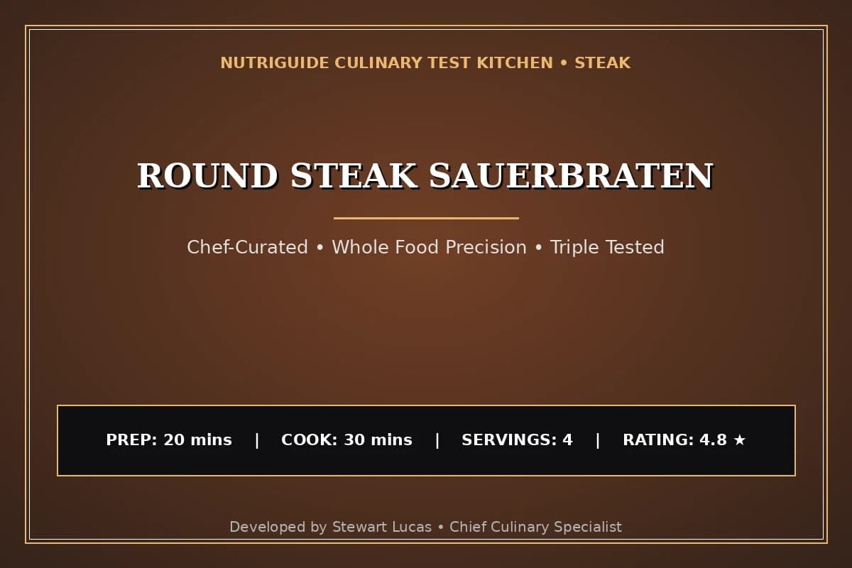 Round Steak Sauerbraten