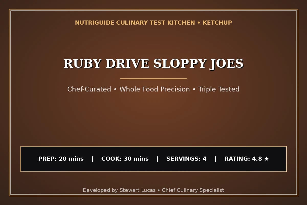 Ruby Drive Sloppy Joes