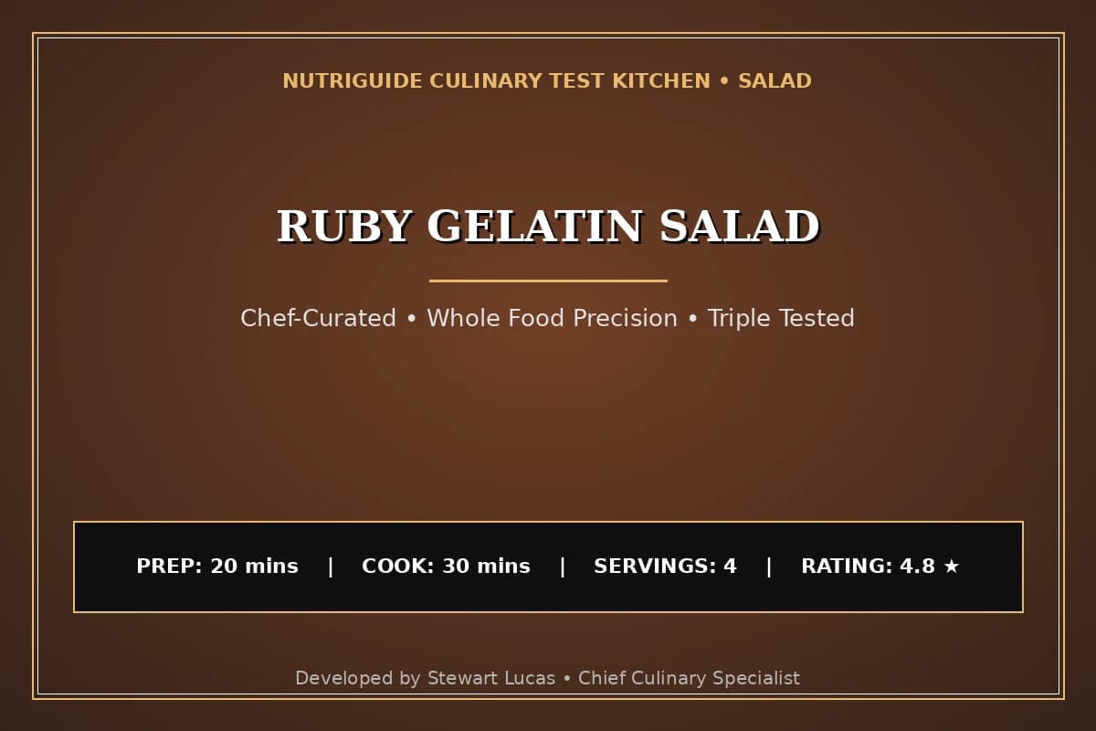 Ruby Gelatin Salad
