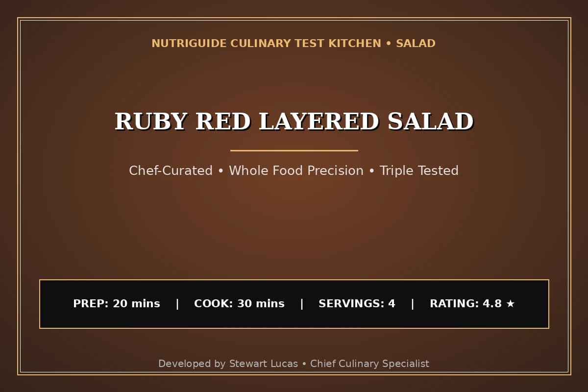 Ruby Red Layered Salad