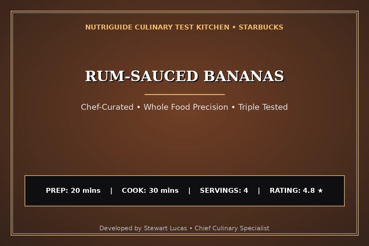 Rum-Sauced Bananas