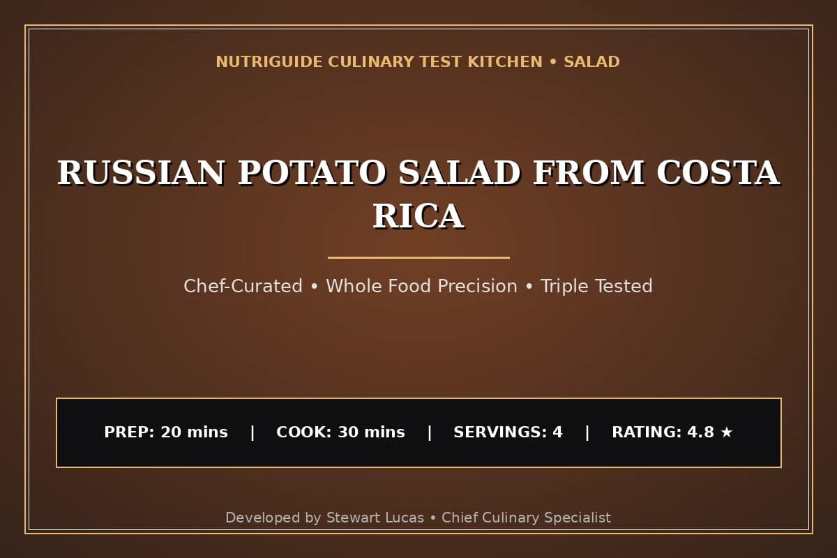 Russian Potato Salad From Costa Rica