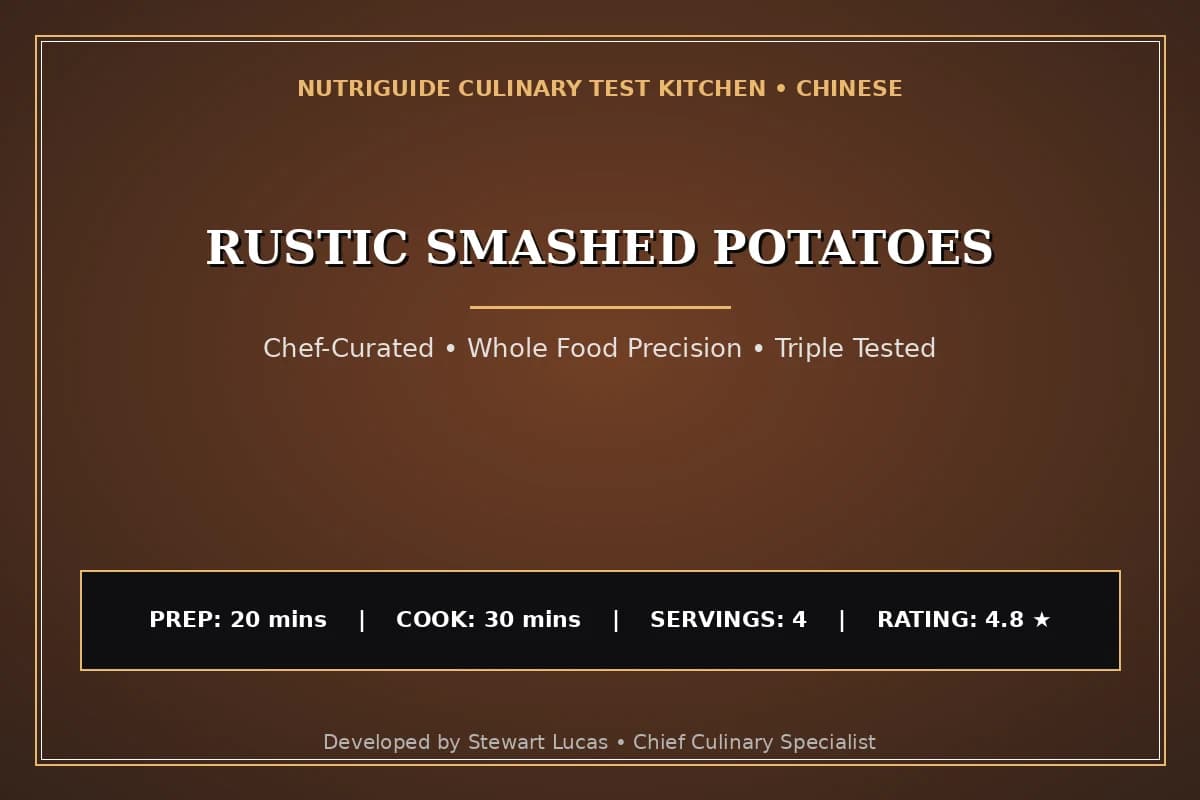 Rustic Smashed Potatoes