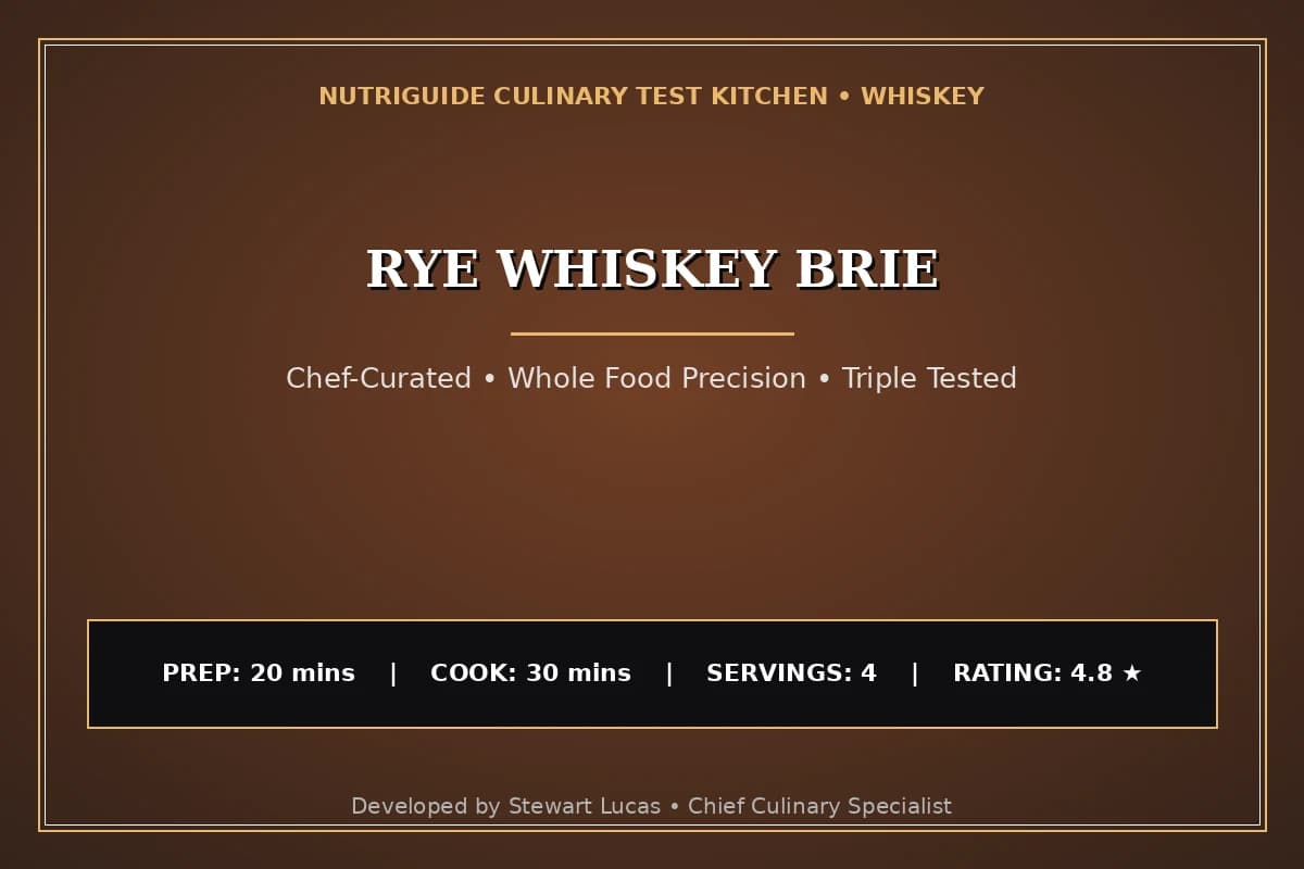 Rye Whiskey Brie
