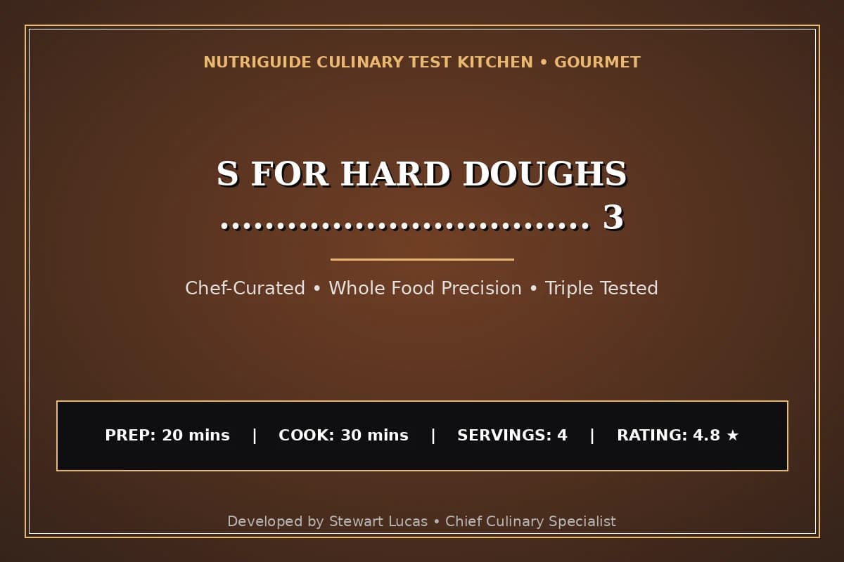 S For Hard Doughs ................................. 3