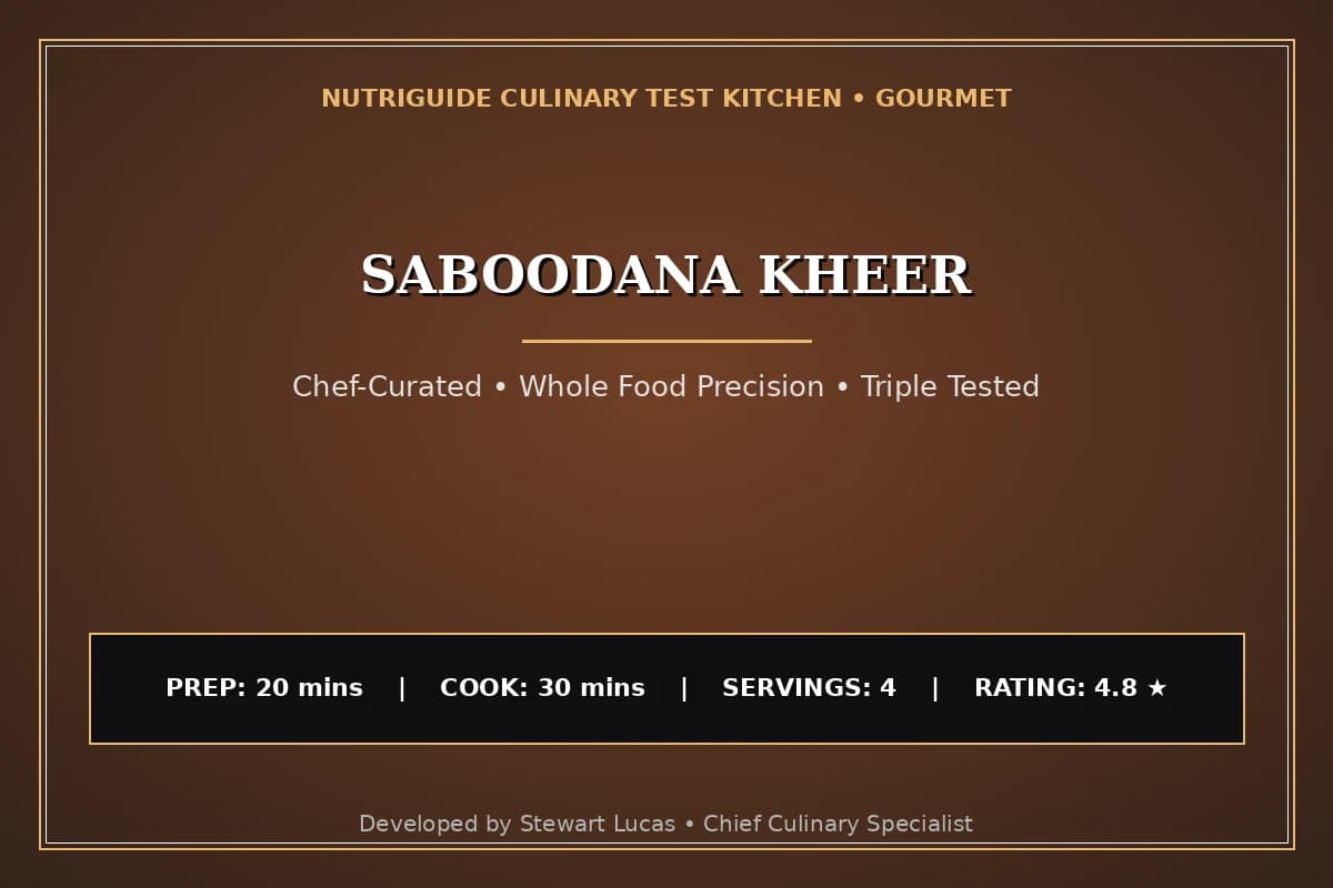 Saboodana Kheer