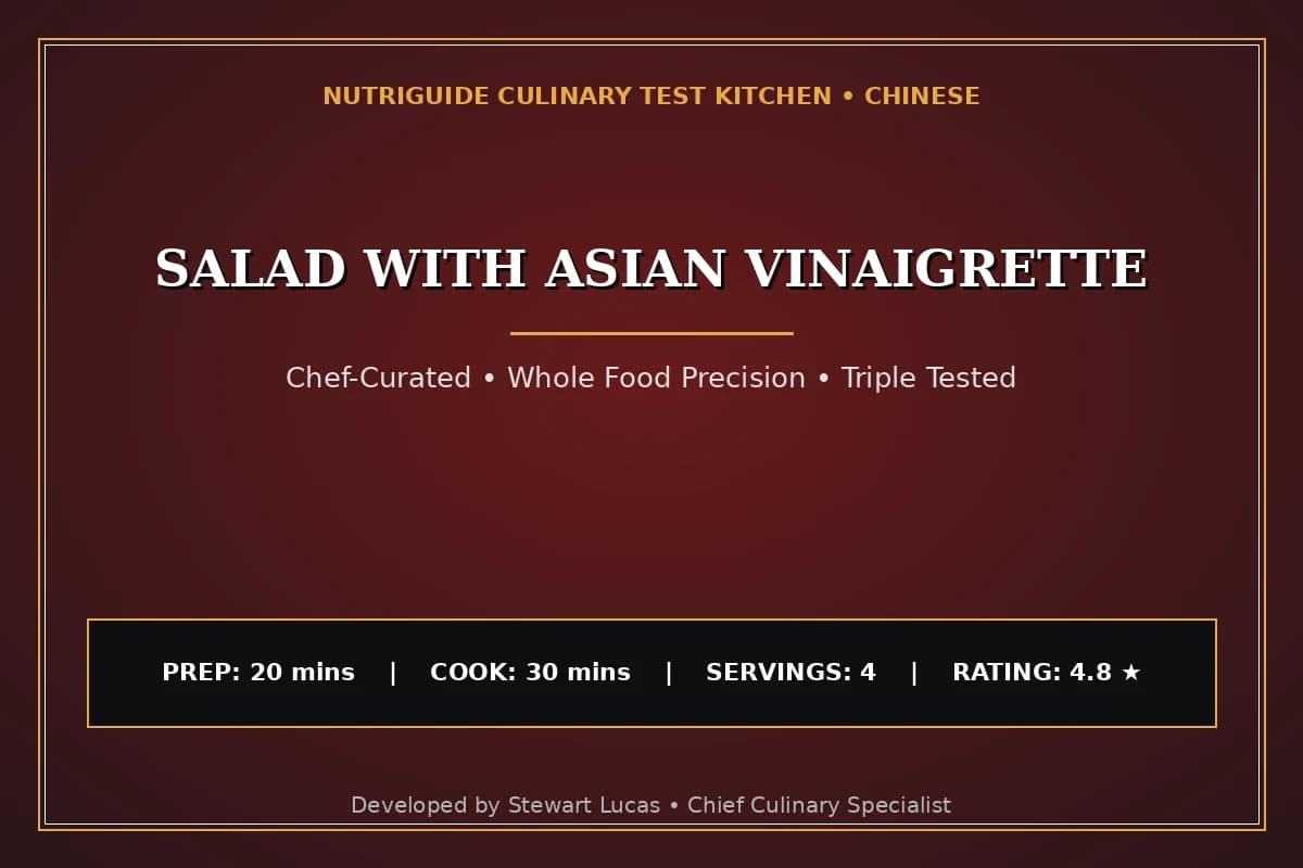 Salad With Asian Vinaigrette