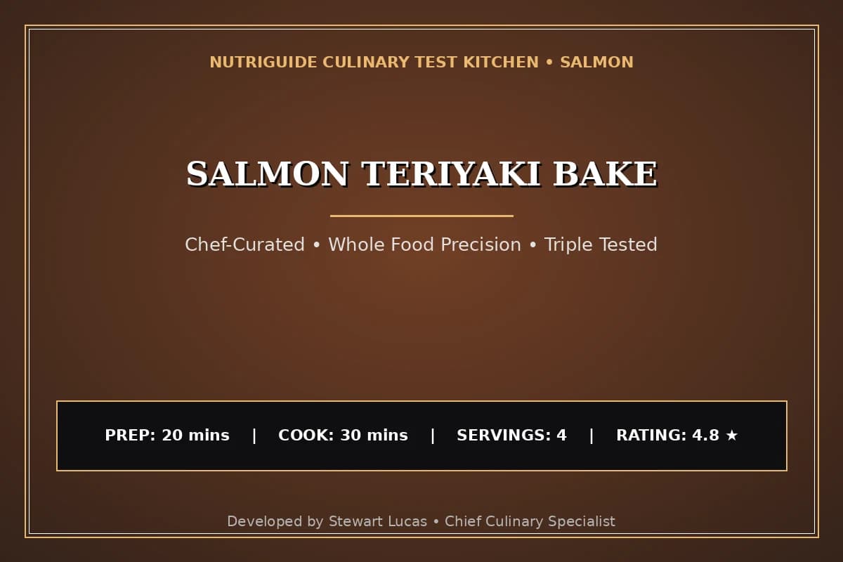Salmon Teriyaki Bake