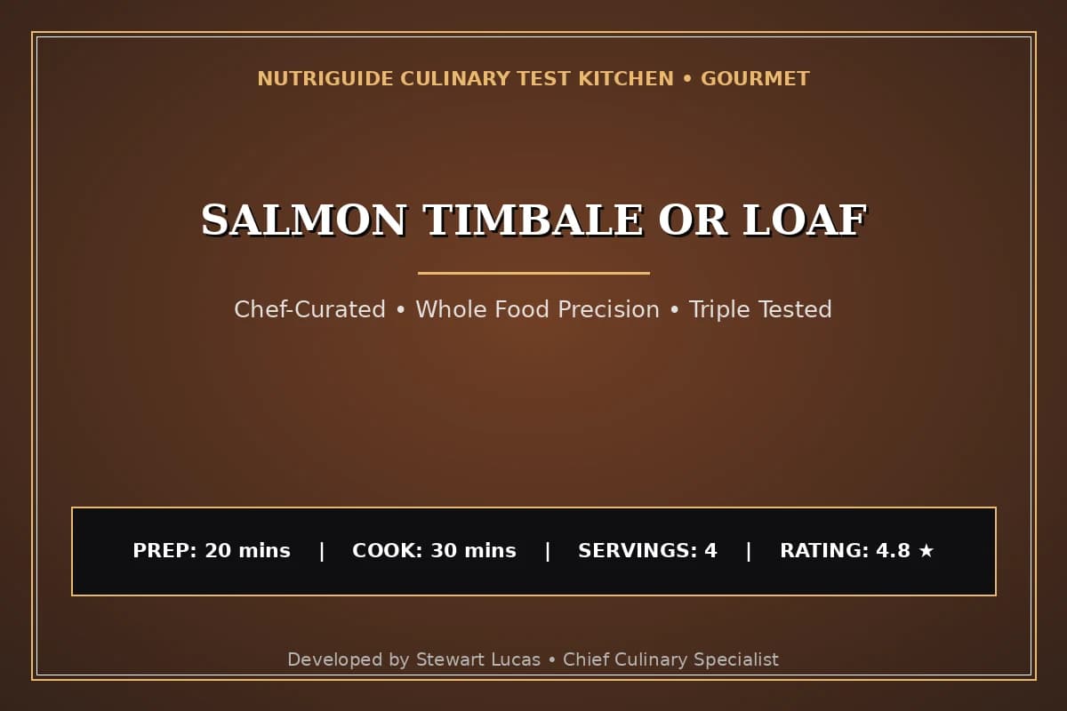 Salmon Timbale Or Loaf