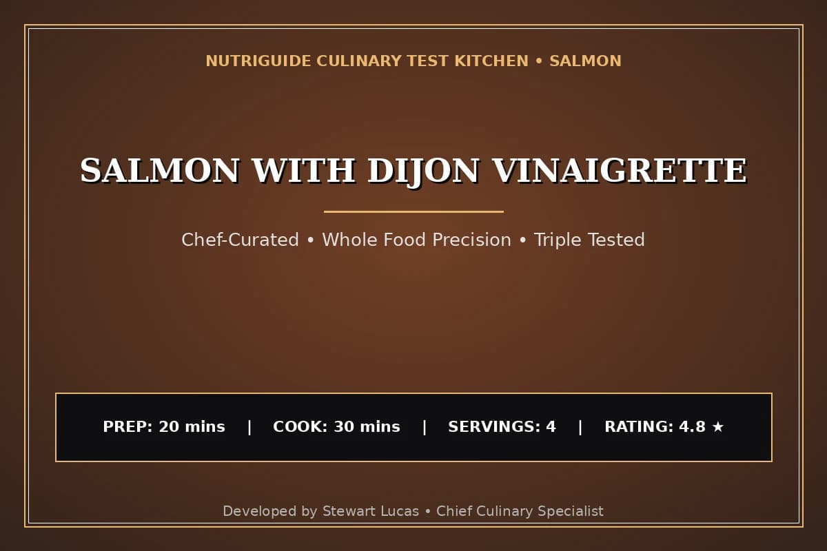 Salmon With Dijon Vinaigrette