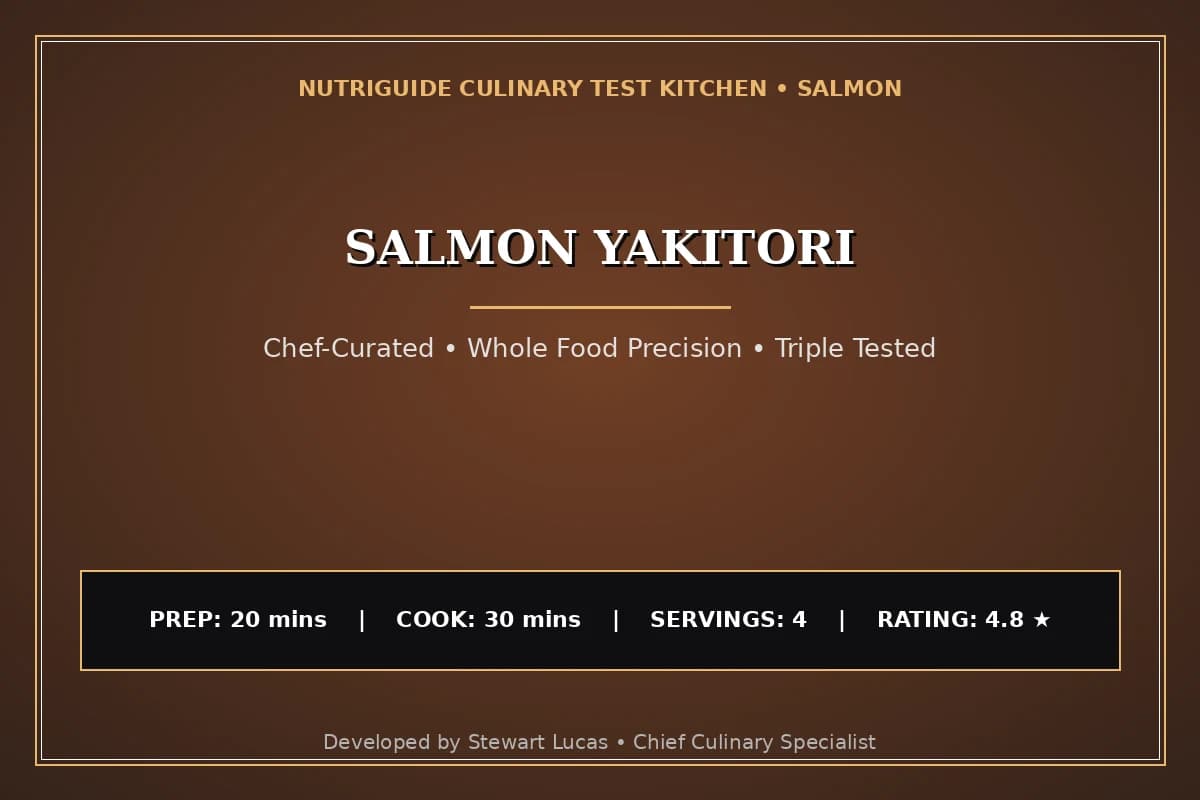 Salmon Yakitori