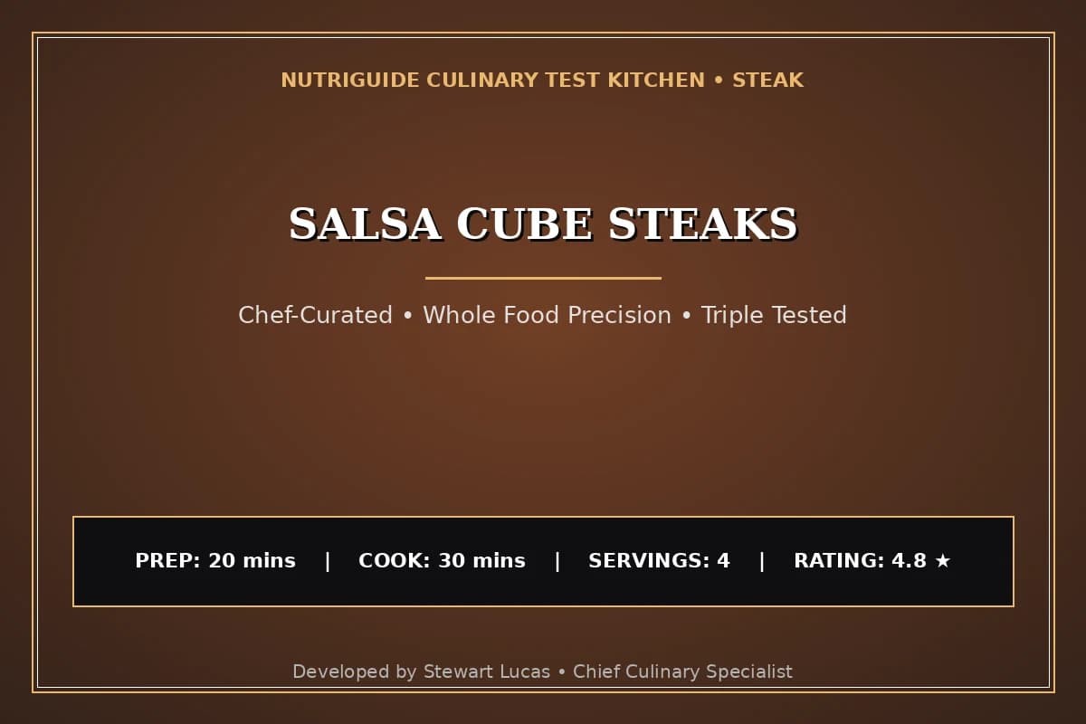 Salsa Cube Steaks
