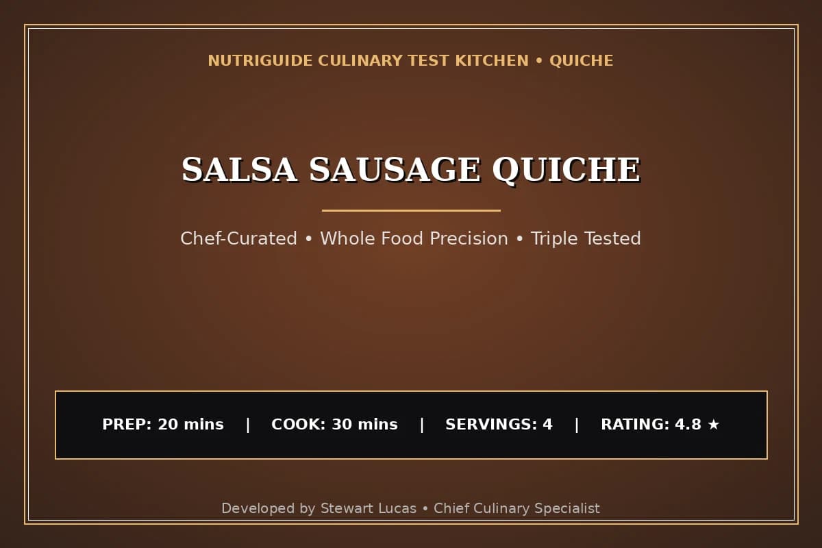 Salsa Sausage Quiche