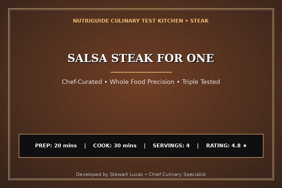 Salsa Steak For One