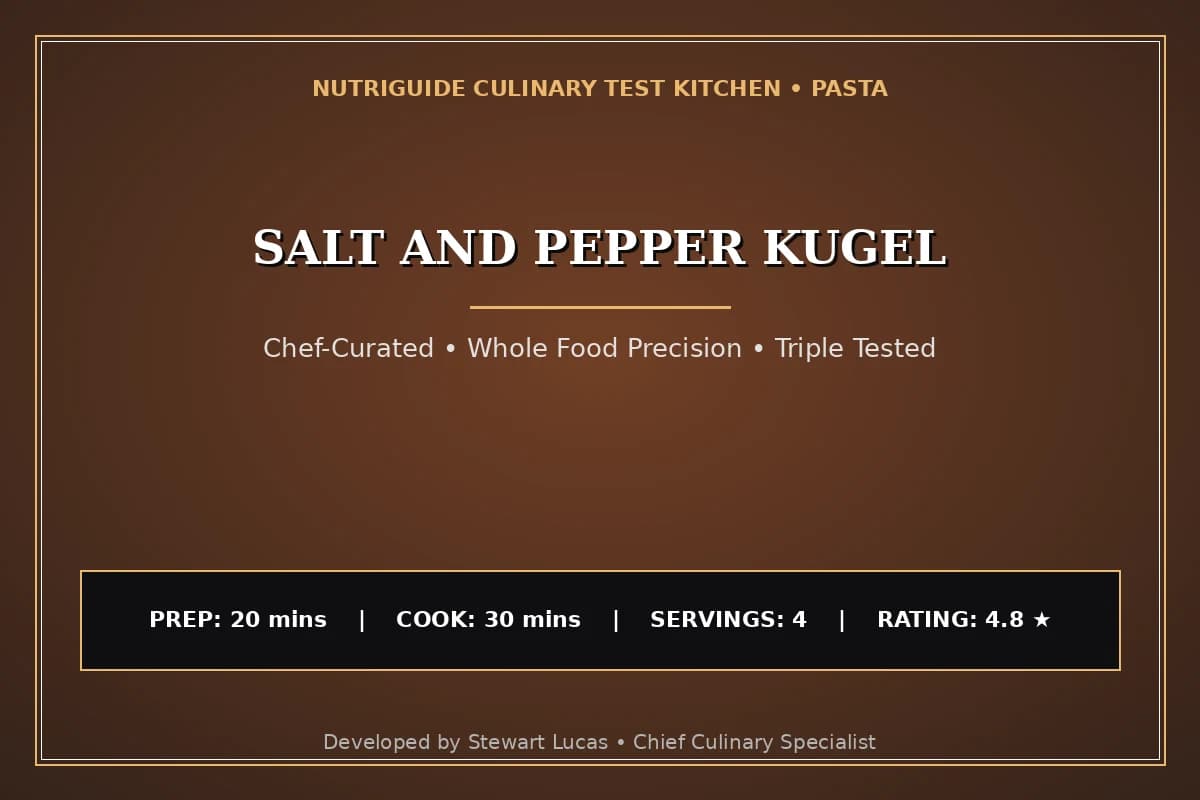Salt And Pepper Kugel