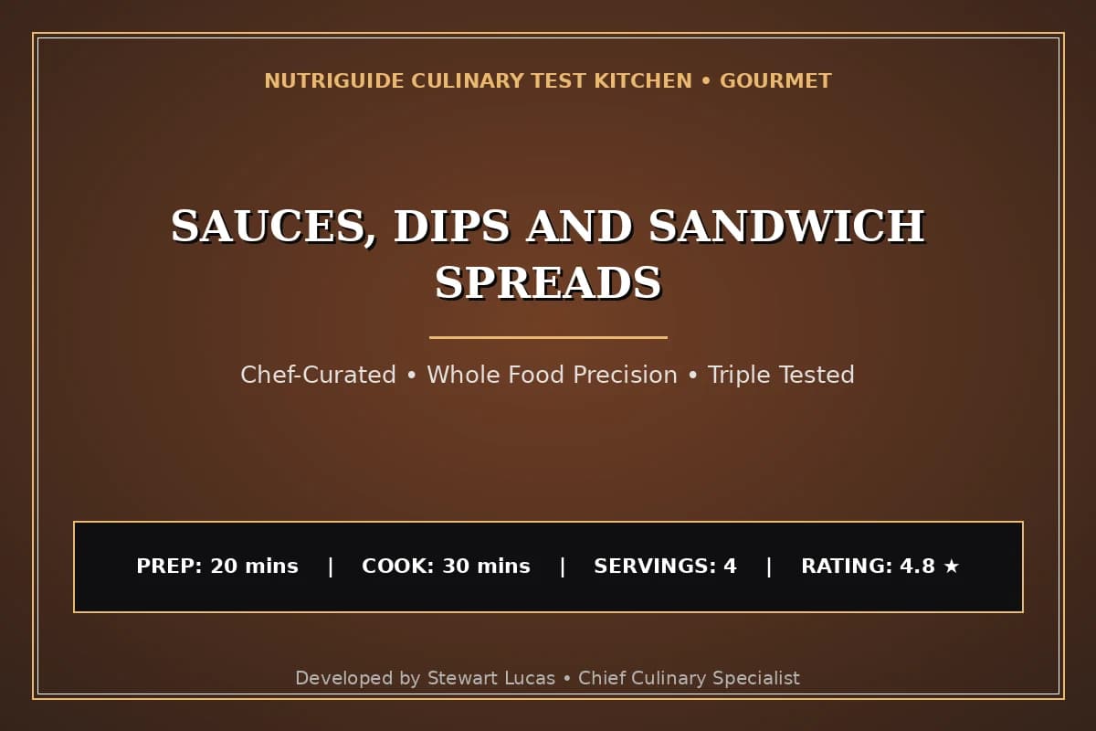 Sauces, Dips And Sandwich Spreads