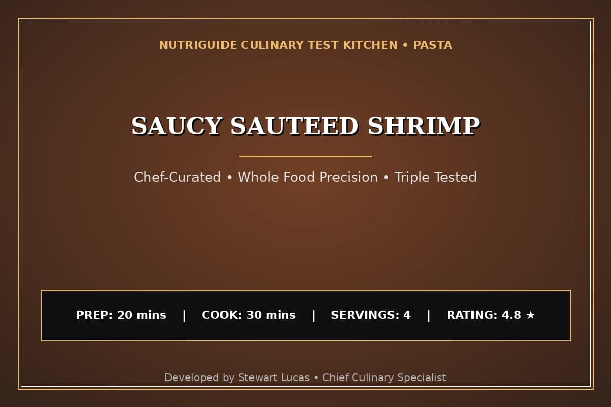 Saucy Sauteed Shrimp