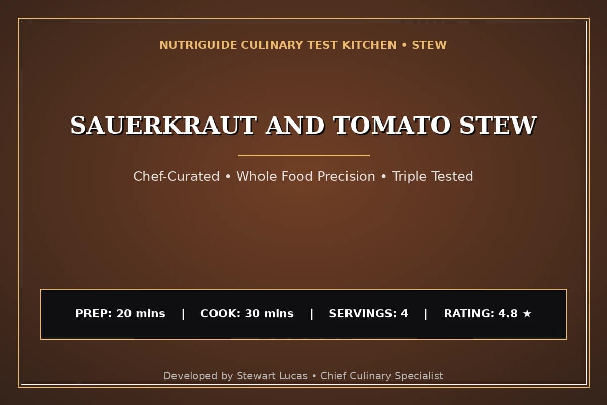 Sauerkraut And Tomato Stew
