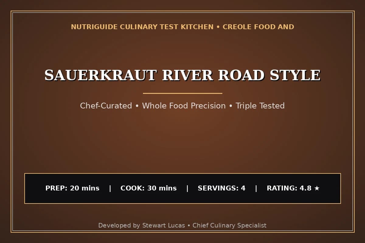 Sauerkraut River Road Style