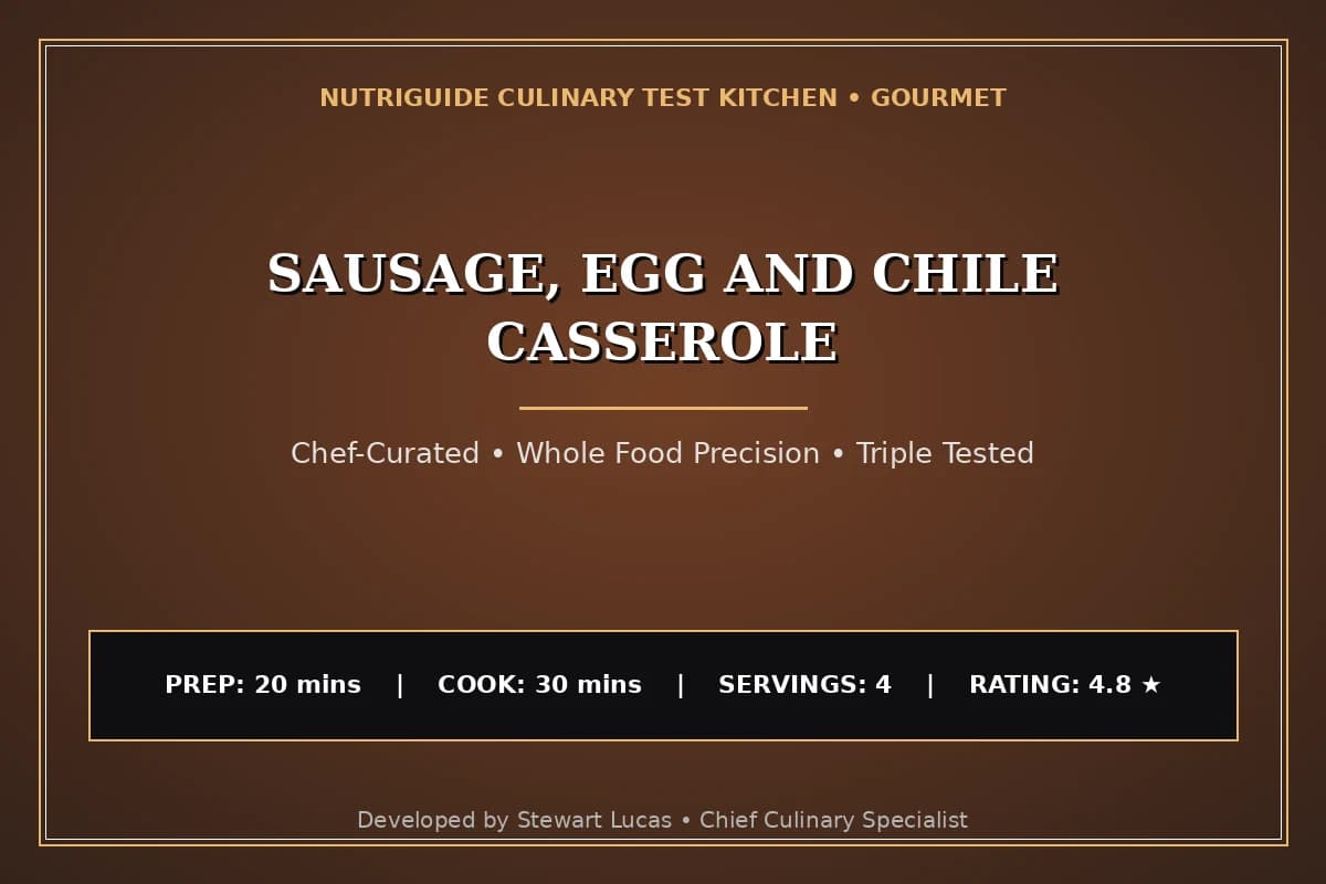 Sausage, Egg And Chile Casserole