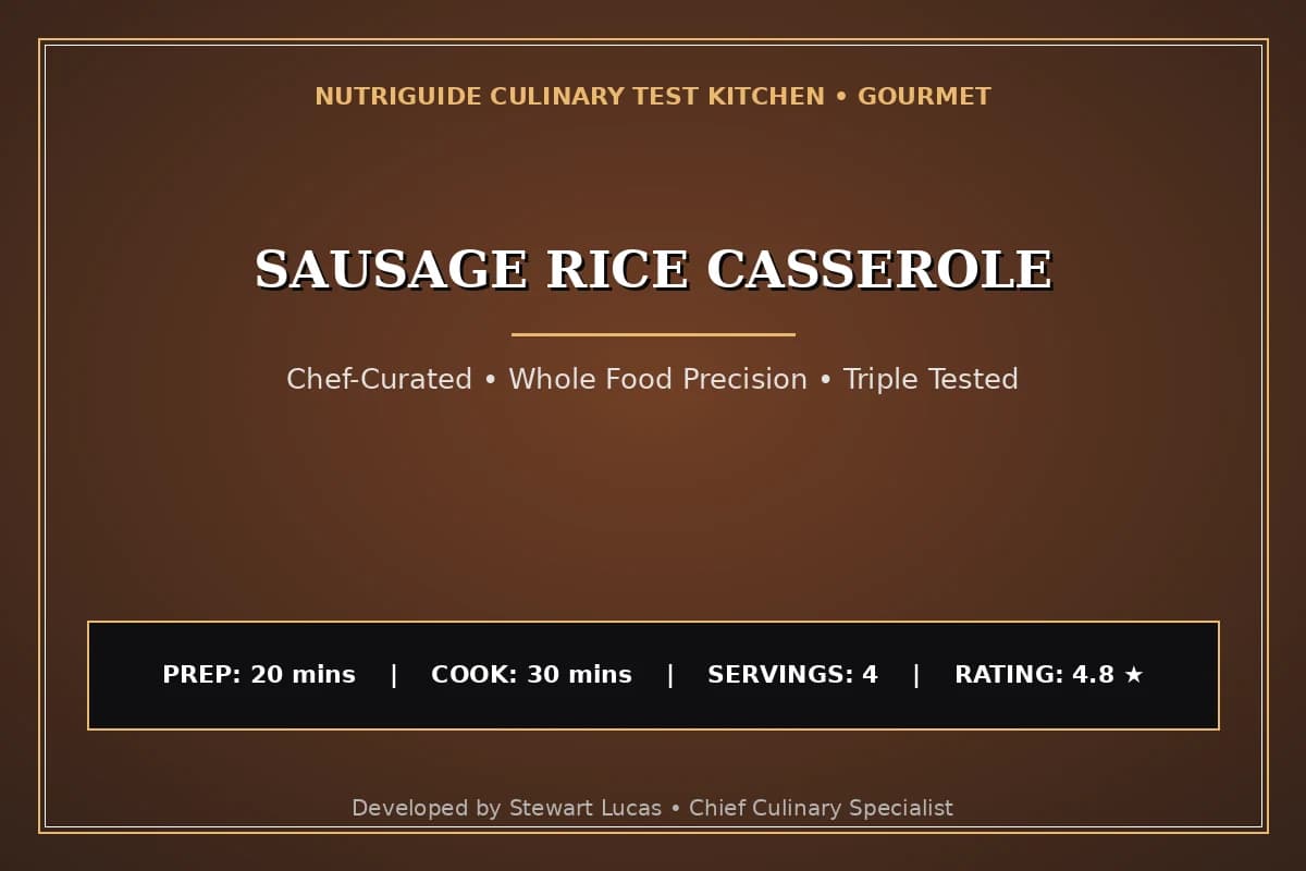 Sausage Rice Casserole