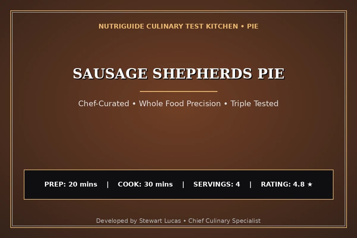 Sausage Shepherds Pie