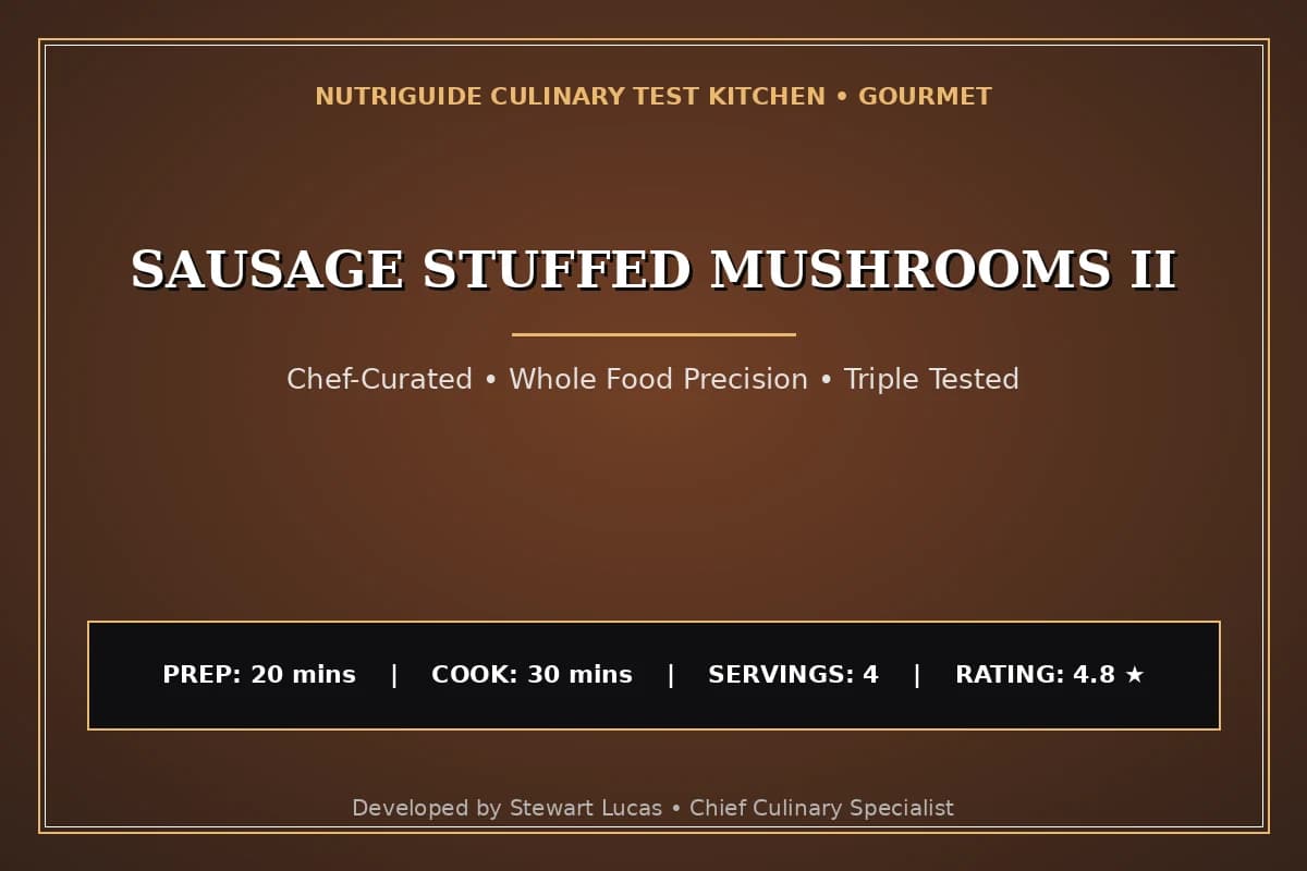 Sausage Stuffed Mushrooms Ii
