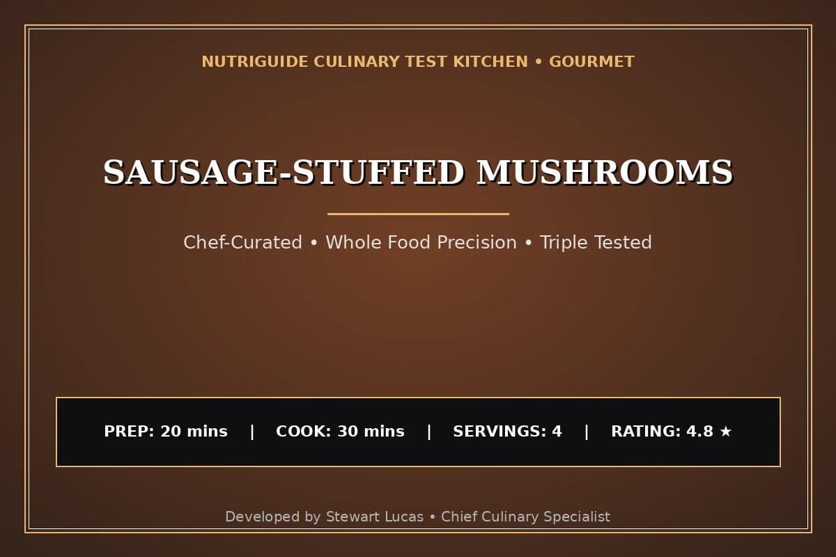 Sausage-Stuffed Mushrooms