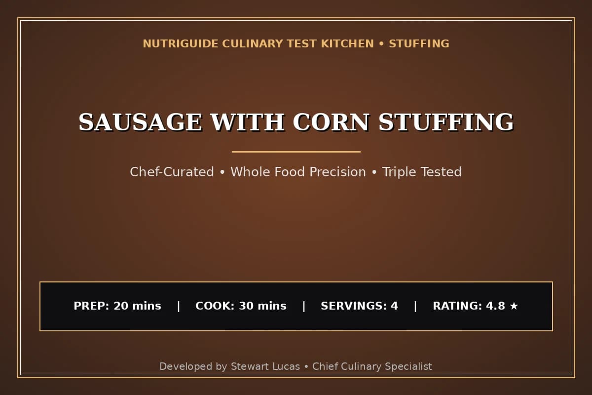 Sausage With Corn Stuffing