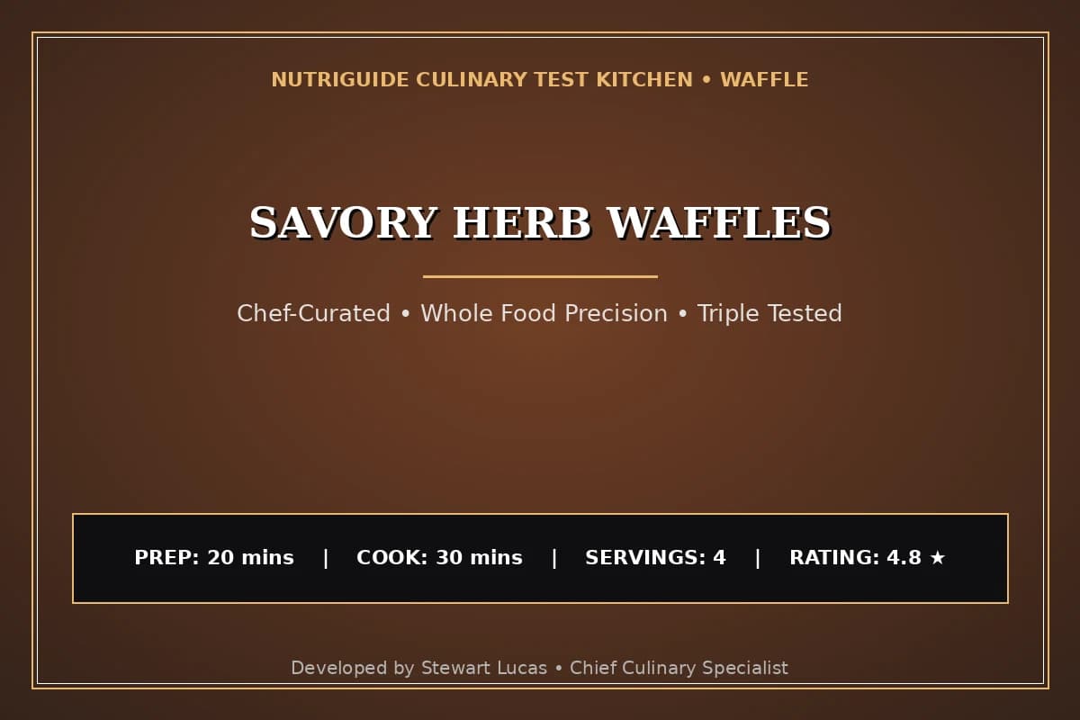 Savory Herb Waffles