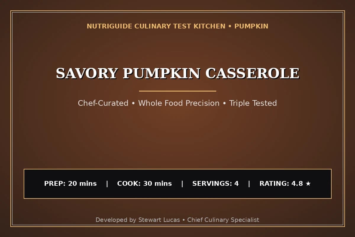 Savory Pumpkin Casserole