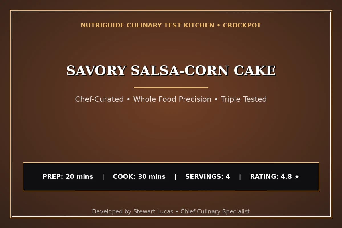 Savory Salsa-Corn Cake