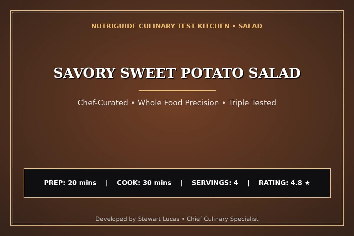 Savory Sweet Potato Salad