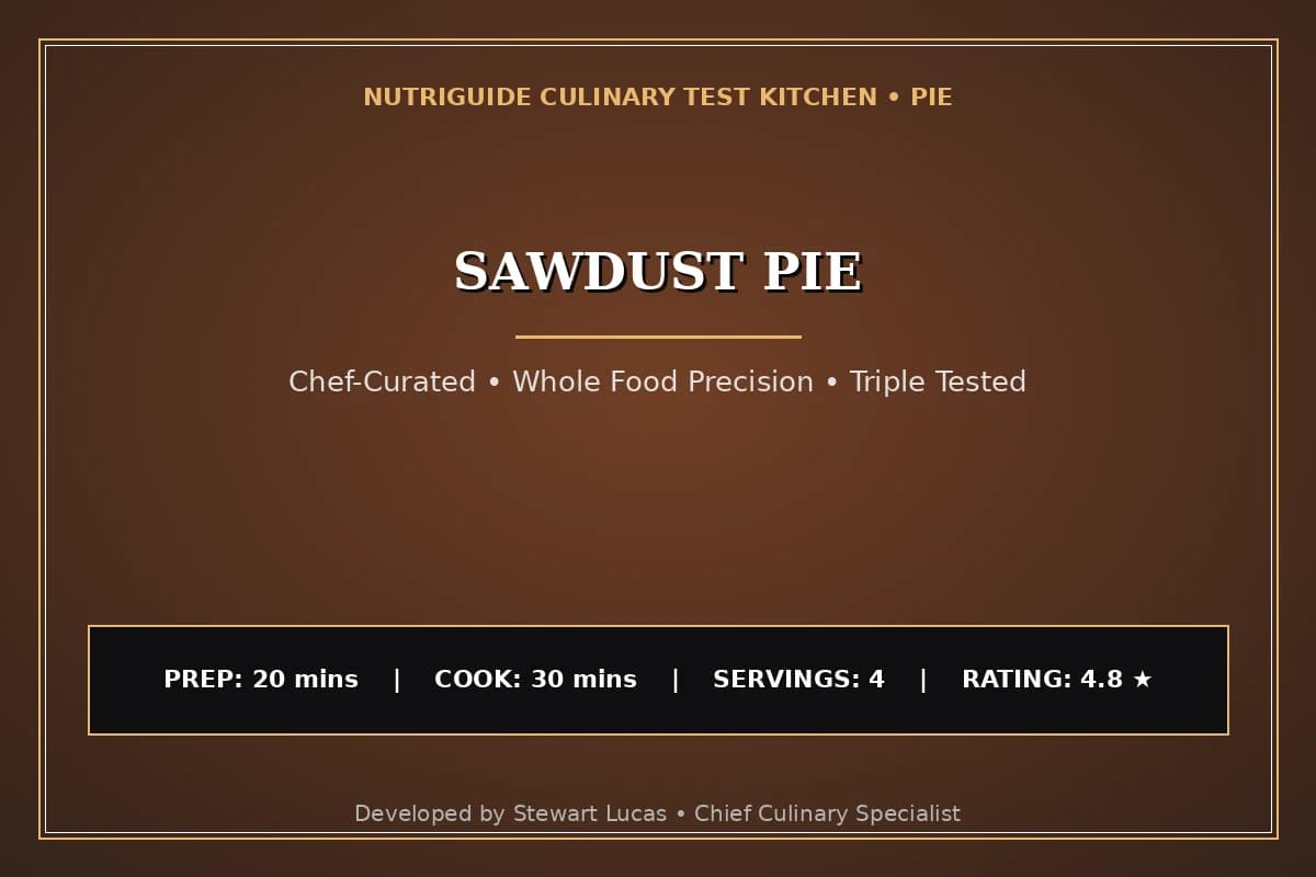 Sawdust Pie