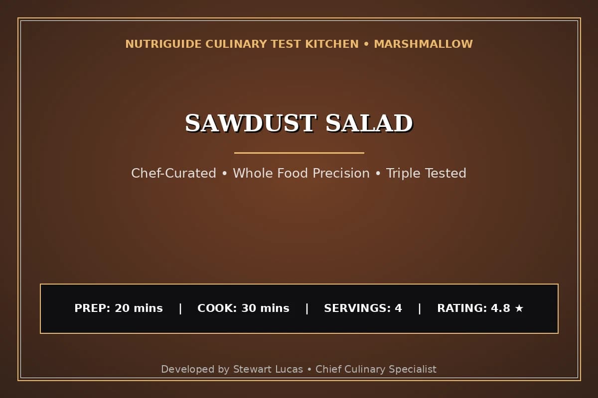 Sawdust Salad